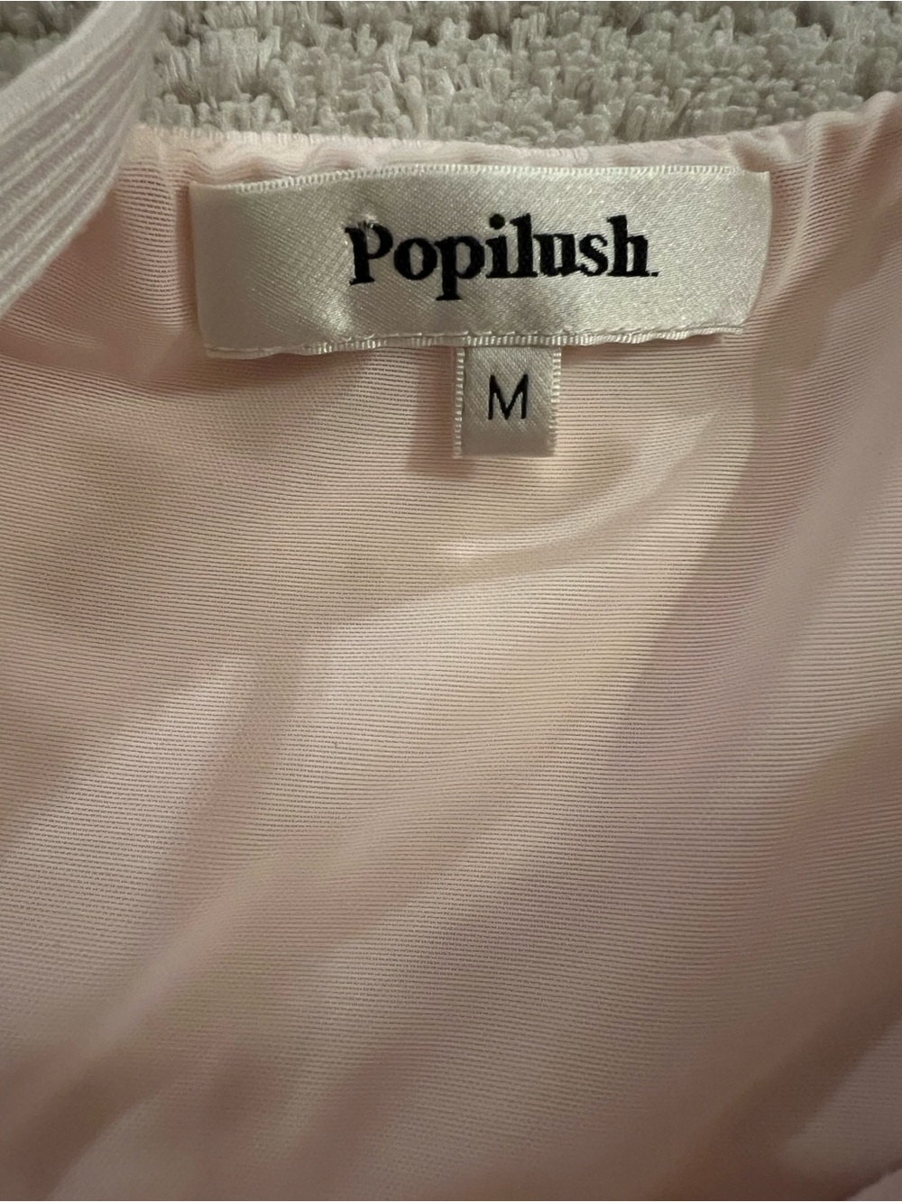 Popilush Shapewear Romper Light Blush Pink Adjustable-Strap - Picture 7 of 7